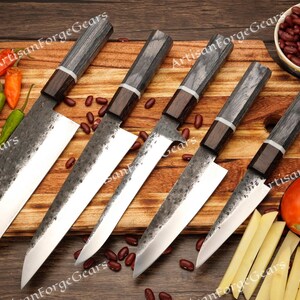 Handcrafted Japanese Chef Knife Set, Premium Culinary Tools