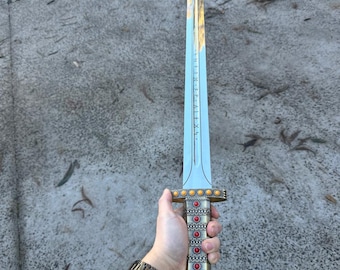 Ragnar Lothbrok Viking Sword – Hand Forged Norse Replica with Scabbard