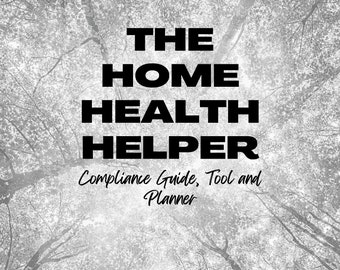 Home Health Nurse Ebook Digital Guide | Printable PDF Instant Download | RN Nurse Medicare Helper Digital Planner