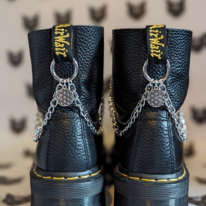 Handmade silver Sempiternal boot chains