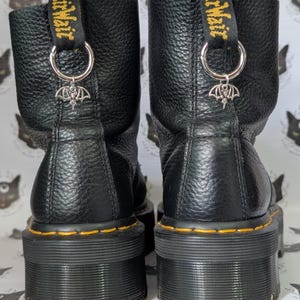 Silber Fledermaus-Stiefel Anhänger