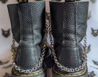 Handmade stainless steel nuts and bolts boot chains