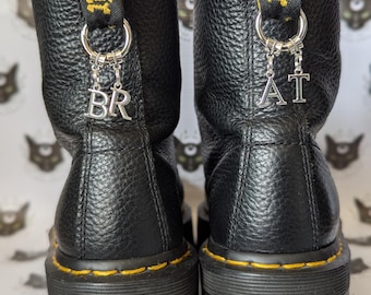 BRAT silver boot charms