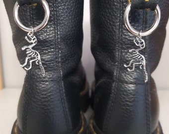 T-Rex skeleton boot charms