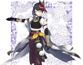 Kujou Sara Redesign Acrylic Stand