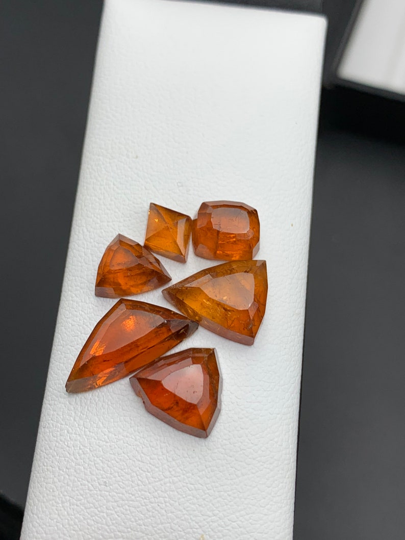 27 Cts Orange garnet rosecuts shops best for jewellery available for sale