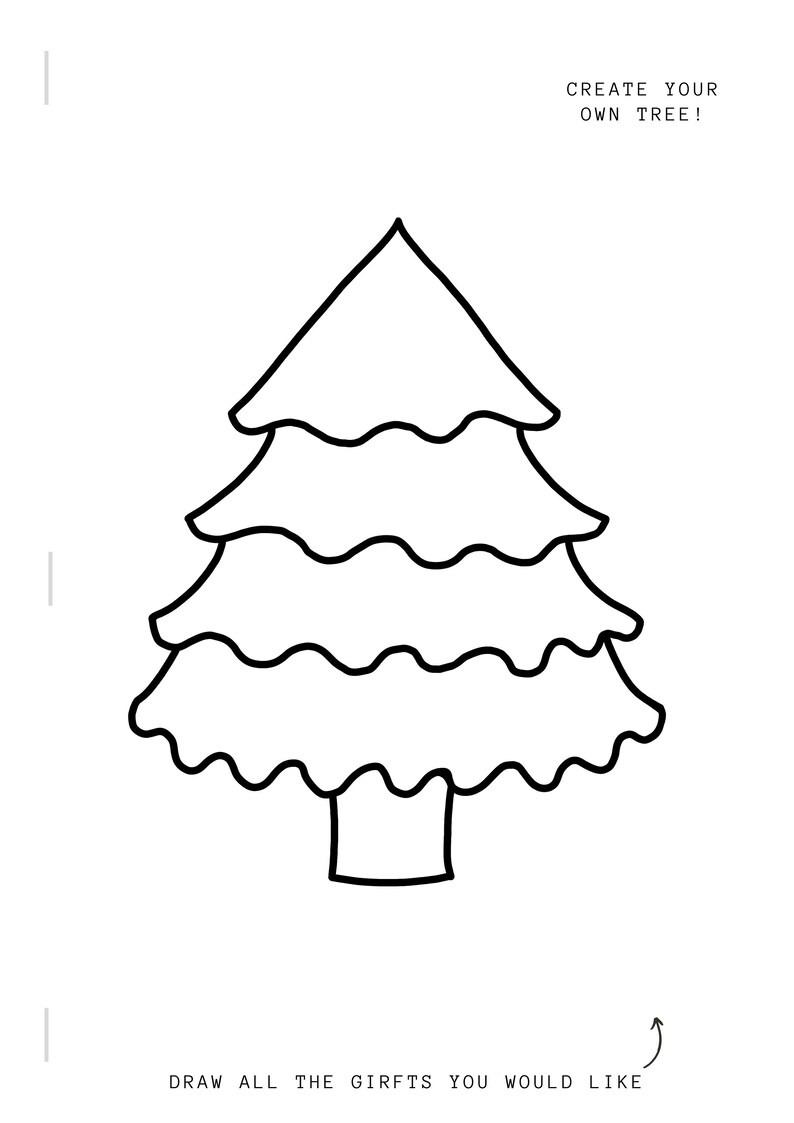 Kids Printable Christmas Colouring Book / Pages A4 Etsy