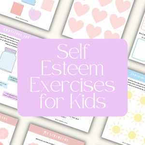 Self-Esteem Worksheets for Kids, self-esteem activities for kids
