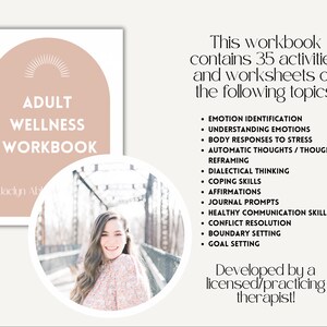 Werkboek wellnesstherapie voor volwassenen, therapiewerkbladen, CGT, copingvaardigheden, zelfzorg
