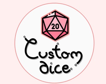 Custom dice set - resin dice set DnD Dice Sharp edge dice dungeons and dragons resin dice set RPG dnd dice handmade d20 dice d&d encargo