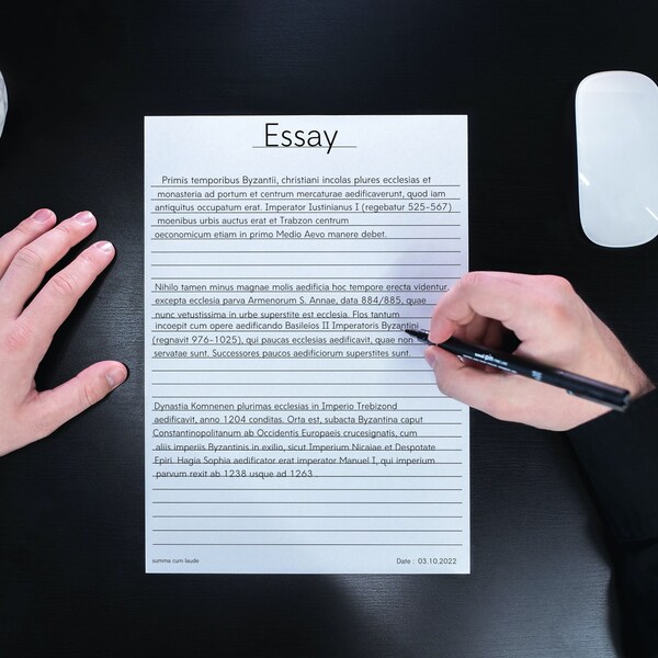 Essay printable A4 , learning, printable PDF,  DIN A4 , Daily work, Aufsatz druckbar A4, lernen, druckbare PDF A4 Tägliche arbeiten