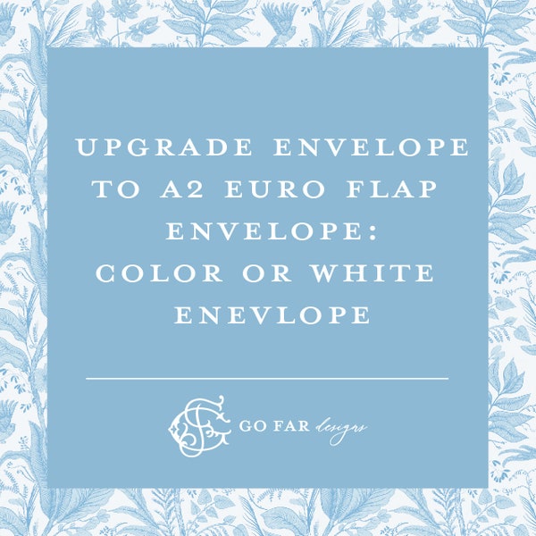 UPGRADE Envelopes to A2 Euro Flap Envelopes