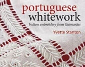 Portuguese Whitework Bullion Embroidery Book with Patterns