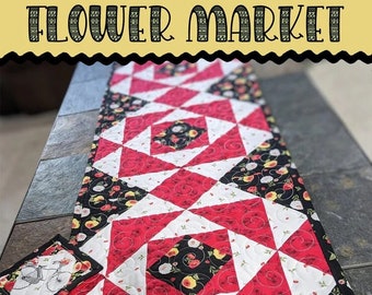 Flower Market Table Runner Pattern