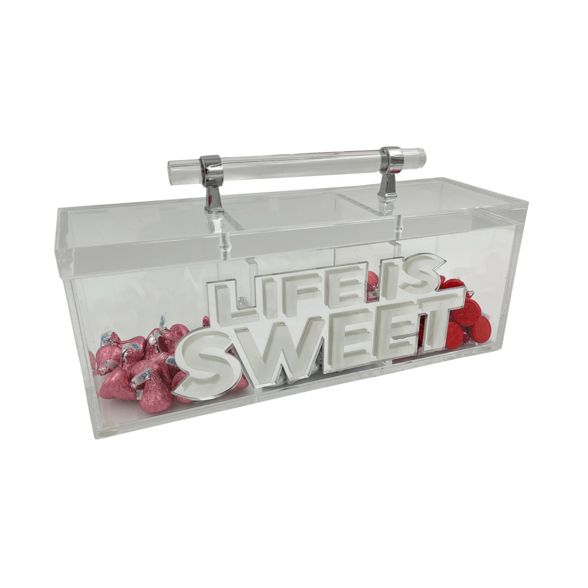 Wholesale Custom Clear Square Acrylic Candy Organizer and Storage Jar with  Lid - China Acrylic Candy Jar and Acrylic Candy Box price