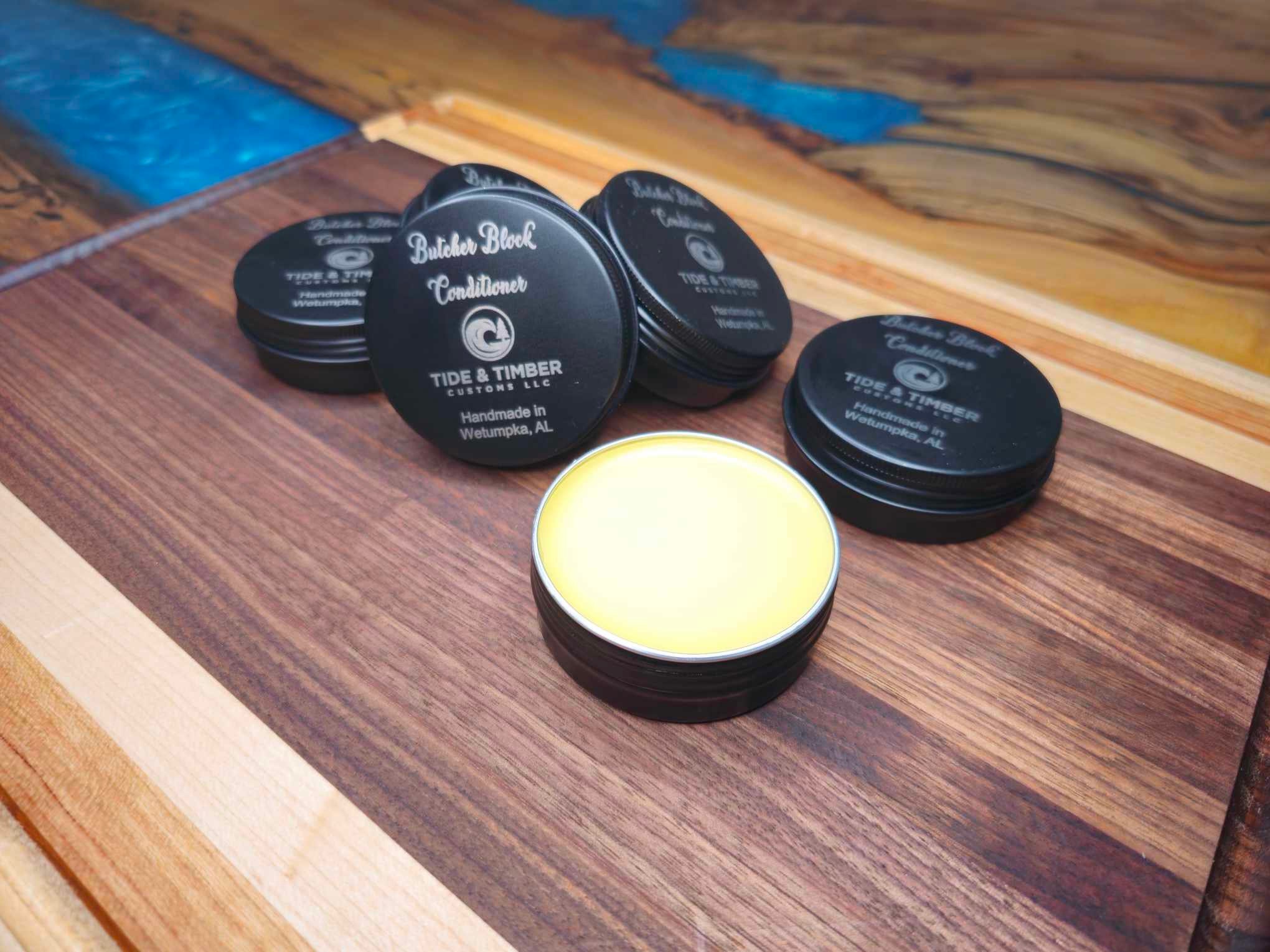 Handmade Butcher Block Conditioner Beeswax Cutting Board Wax Cutting