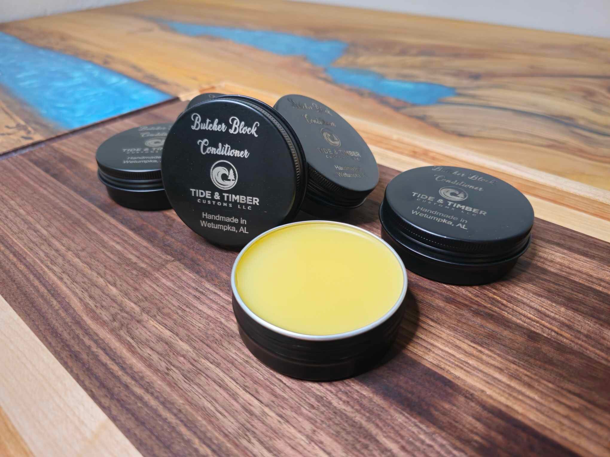 Handmade Butcher Block Conditioner Beeswax Cutting Board Wax Cutting