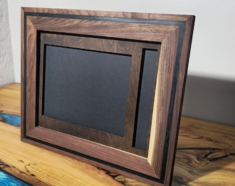 Handcrafted Black Walnut diploma & tassel frame | diploma frame | university diploma frame | tassel frame | certificate frame | custom frame
