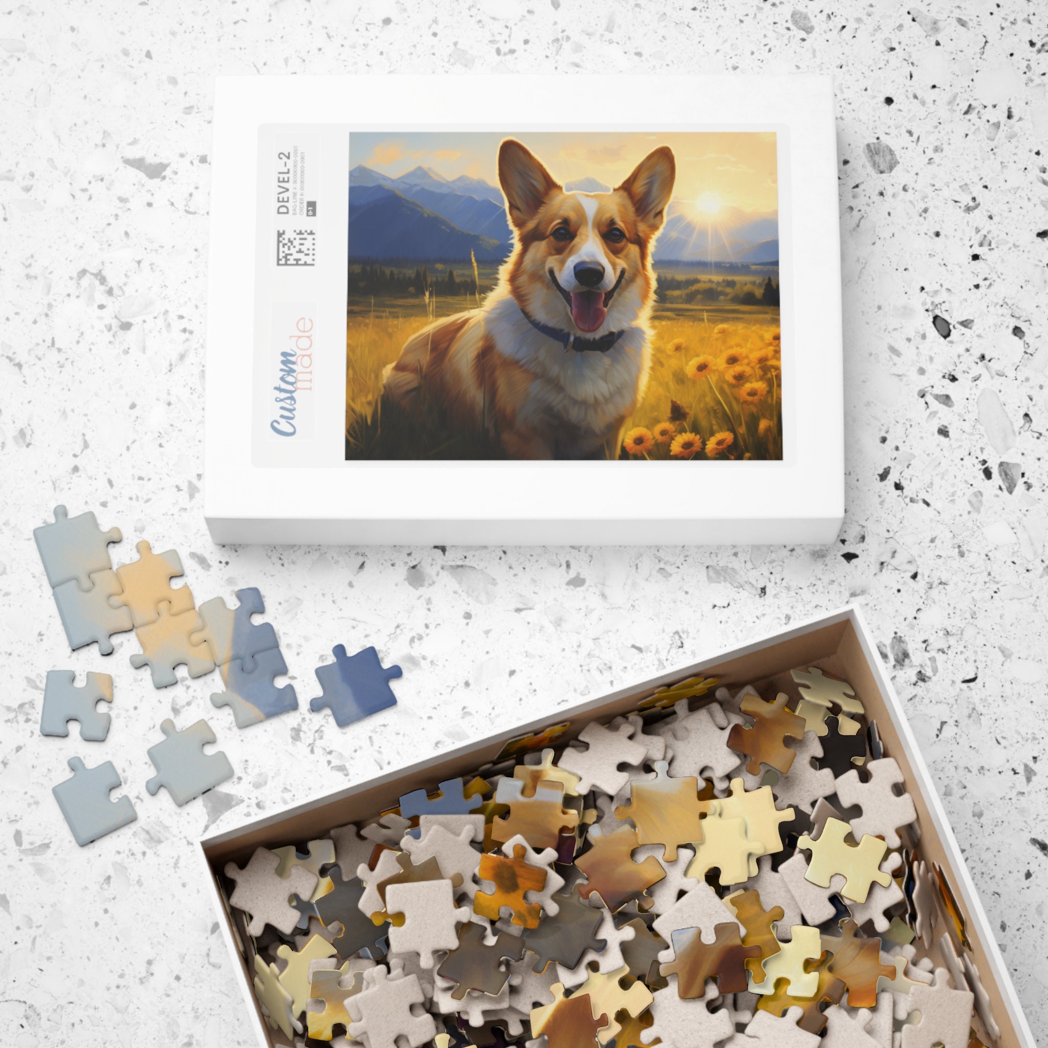 Welch Corgi 1000 Piece Jigsaw Puzzle By Go! Classic Puzzles- Complete