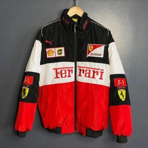 Nascar Jacket Ferrari / Vintage Racing Jacket / Vintage Bomber - Etsy