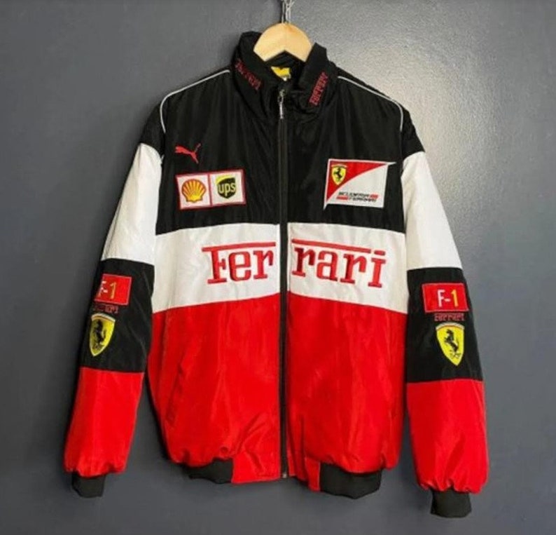 Nascar Jacket Ferrari / Vintage Racing Jacket / Vintage Bomber - Etsy