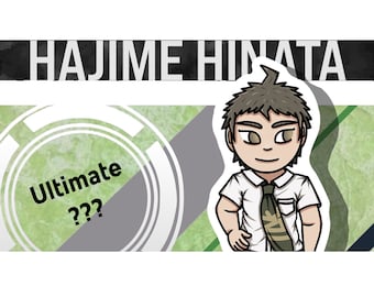 ¿Hajime Hinata último? Pegatina de vinilo Danganronpa 2