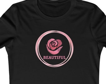 T-shirt rose, beau t-shirt, t-shirt préféré des femmes, chemise d'été,