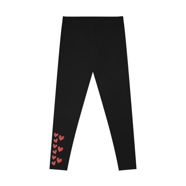 Heart Leggings - Etsy