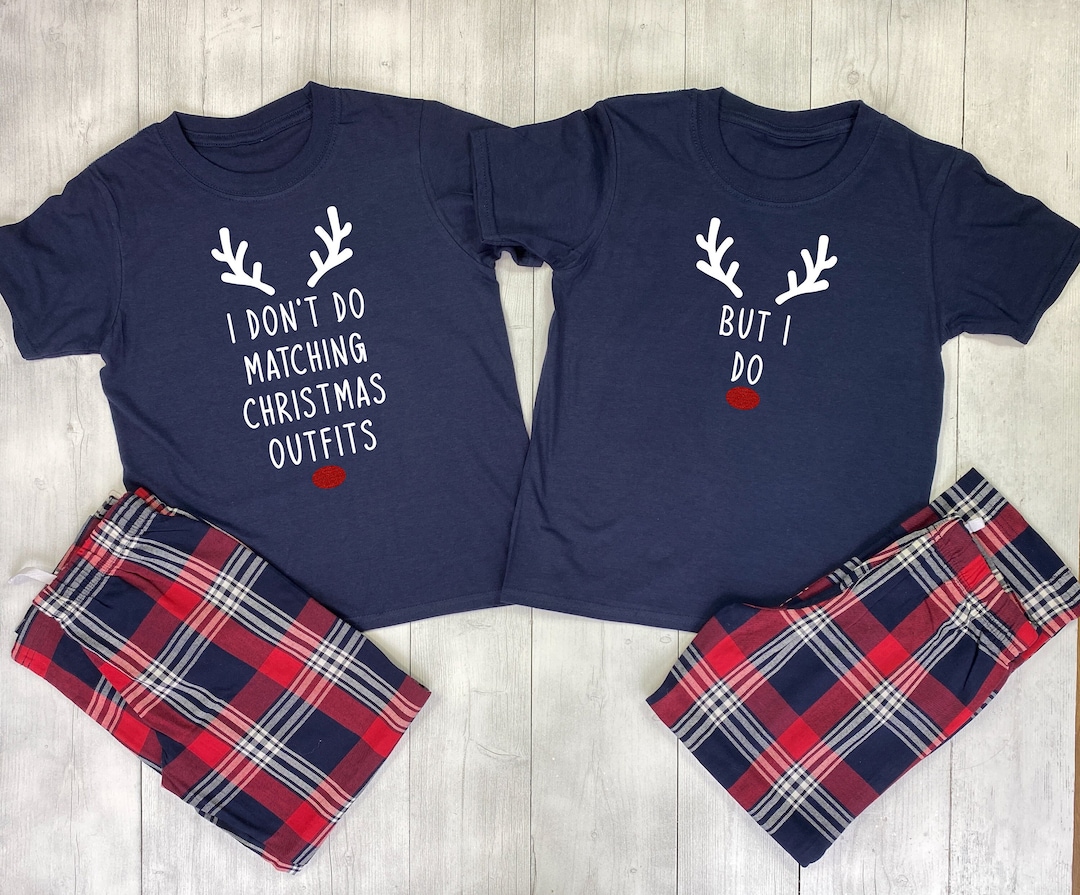 Pajamarama his and hers holiday matching pajama set walmart