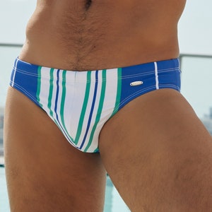 Swim Brief, Men&#39;s Handmade Swimsuit,, Swimsuit for Beach and Pool,Bathing Suit for Men