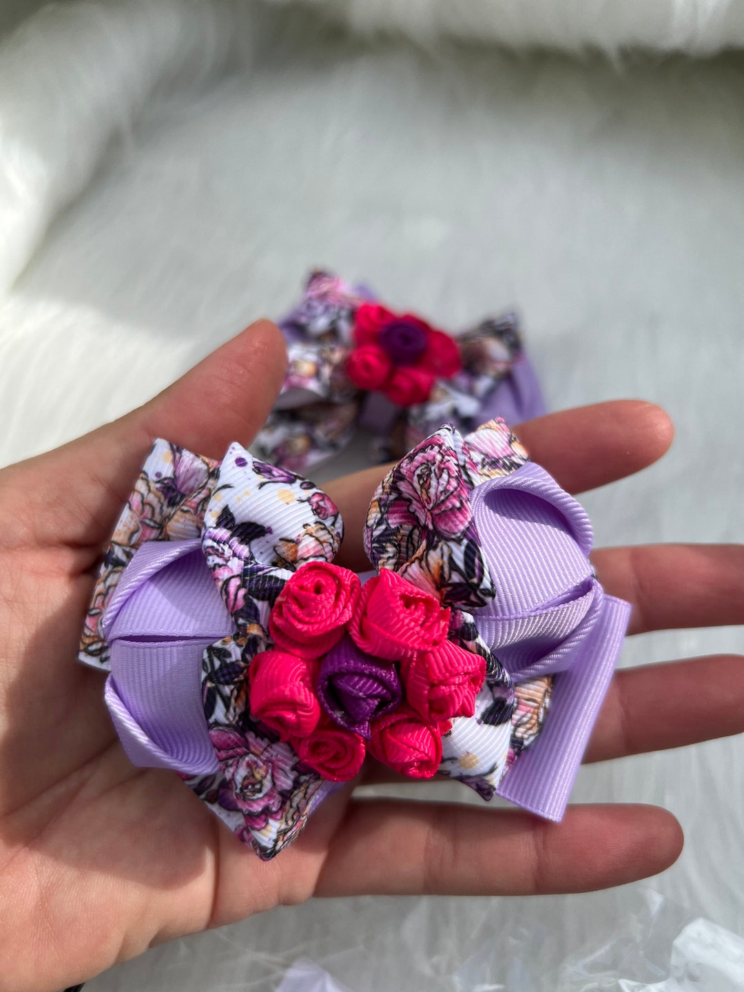 Hairbows for Girls Little Girl Bows Spring Bows Hair Etsy