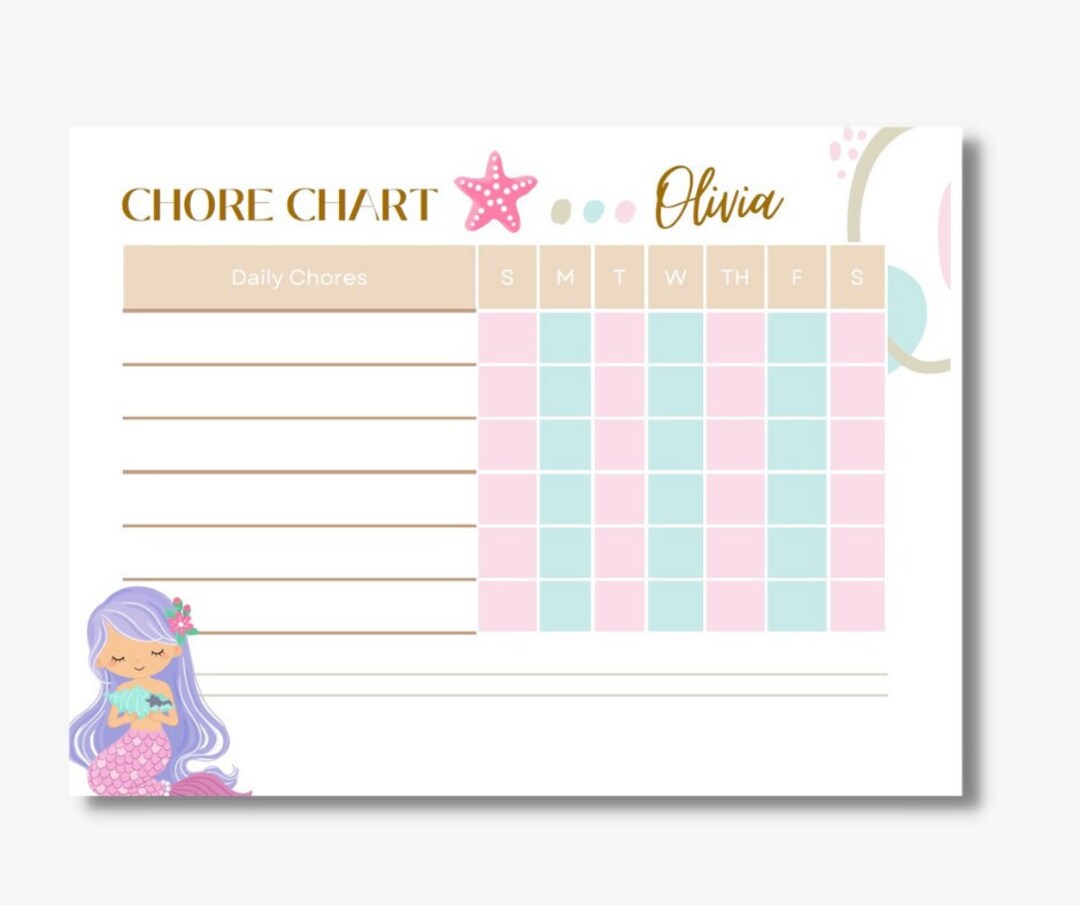 Printable Potty Chart for Girls Toddler Potty Training Chart - Etsy