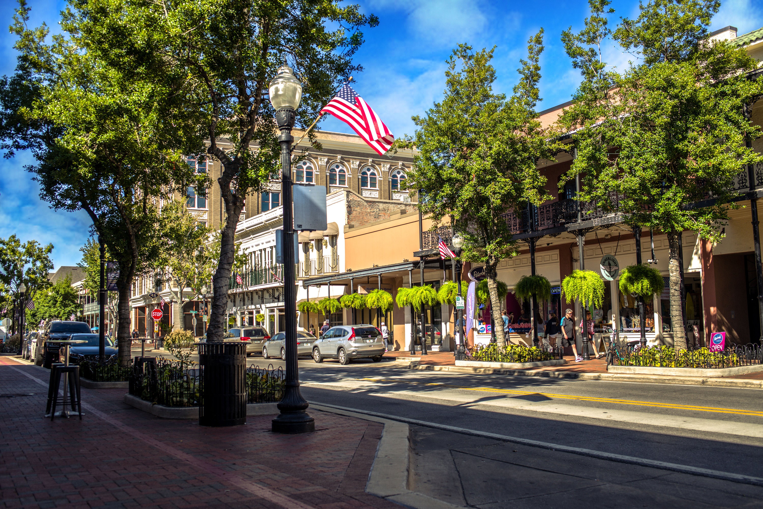 Pensacola Palafox Street Print: Downtown Florida Canvas or Metal