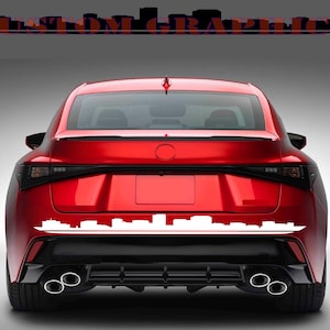 2 colori Nuovo esclusivo Sport Sticker Decal Sportello laterale per Lexus IS