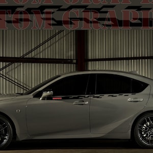 2 colori Nuovo esclusivo Sport Sticker Decal Sportello laterale per Lexus IS