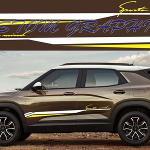 2 colori Nuovo esclusivo Sport Sticker Decal Sportello laterale per Chevrolet Trailblazer