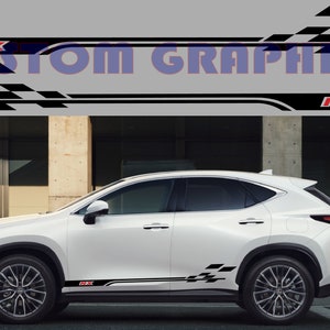 2 colori Nuovo esclusivo Sport Sticker Decal Sportello laterale per Lexus NX