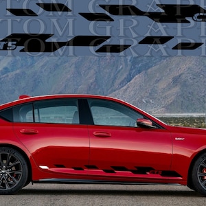 Side door vinyl decal sticker Compatible with CT5 CT5-V 2020