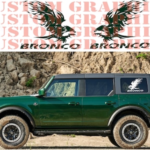 2 colori Nuovo esclusivo Sport Sticker Decal Sportello laterale per Bronco