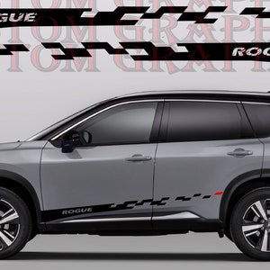 2 colori Nuovo esclusivo Sport Sticker Decal Sportello laterale per Nissan Rogue 2021