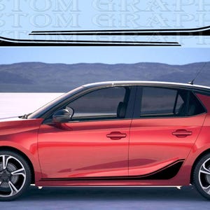 2 colori Nuovo esclusivo Sport Sticker Decal Sportello laterale per Opel Astra