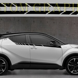 2 colori Nuovo esclusivo Sport Sticker Decal Sportello laterale per Toyota C-HR GR Sport 2021