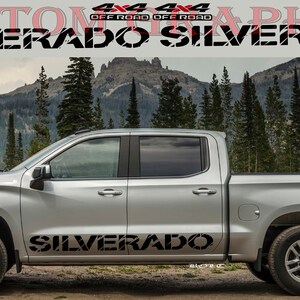 2 colori Nuovo esclusivo Sport Sticker Decal Sportello laterale per Silverado