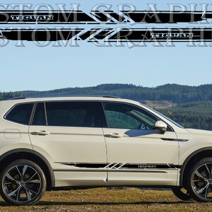 2 colori Nuovo esclusivo Sport Sticker Decal Sportello laterale per Tiguan