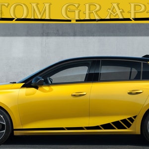 2 colori Nuovo esclusivo Sport Sticker Decal Sportello laterale per Opel Astra