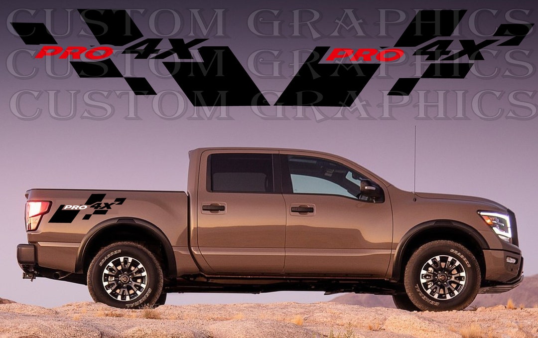 Exclusive Side Stripe Decal Graphic Sticker Kit Compatible With Nissan ...