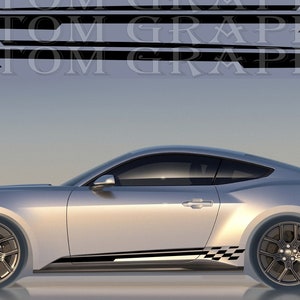 2 colori Nuovo esclusivo Sport Sticker Decal Sportello laterale per mustang