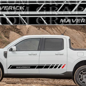 2-kolorowa nowa ekskluzywna naklejka sportowa kalkomania boczne drzwi do Maverick