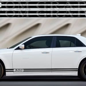 2 colori Nuovo esclusivo Sport Sticker Decal Sportello laterale per Chrysler 300C 300