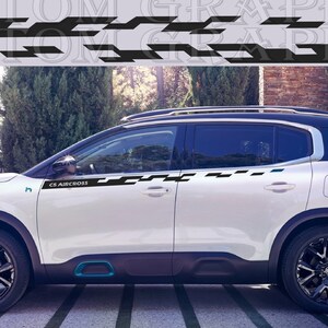 2 colori Nuovo esclusivo Sport Sticker Decal Sportello laterale per Citroen C5 Aircross Hybrid 2020